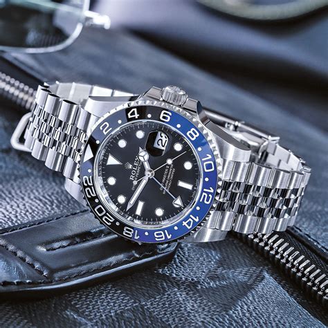 rolex batman gmt retail price|Rolex gmt Batman for sale.